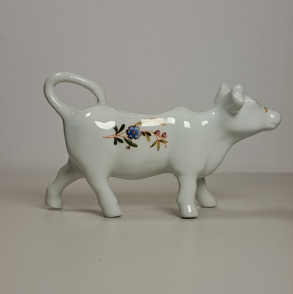 White Ceramic Cow Wall Decor